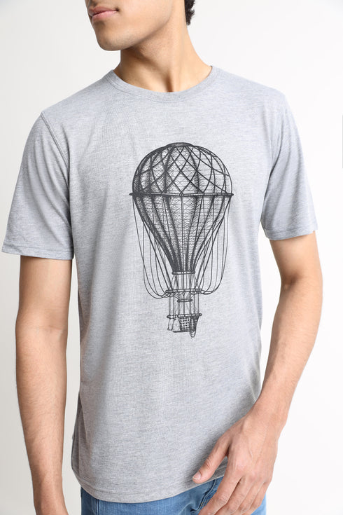 Hot Air Balloon Graphic T-Shirt